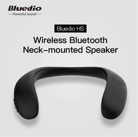 Bluedio Hurricane Neckband Portable Bluetooth Speakers