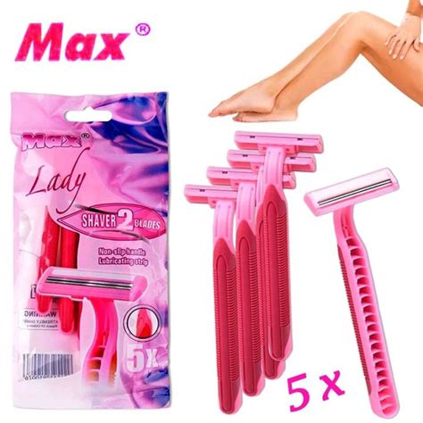 Original MAX Lady Razor 5 Piece Bikini Razor Woman Razor Shaver Safety Female Hair Removal