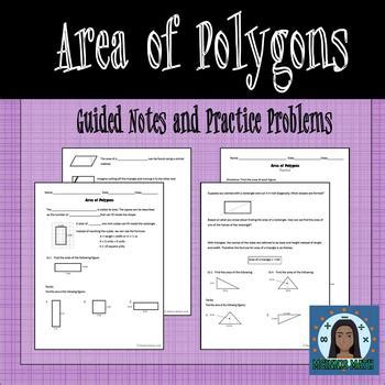 Area Of Polygons Guided Notes And Practice By McInnis Math TpT