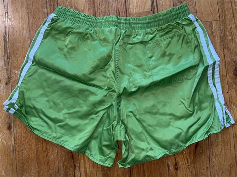 Adidas Nylon Shorts Vintage S D Large Sprinter Sh Gem