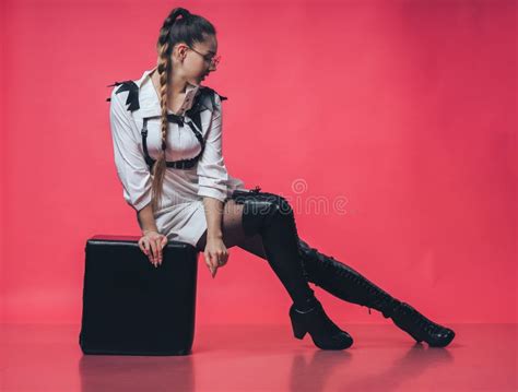 483 Brunette Sexy Lingerie High Heels Stock Photos Free Royalty Free Stock Photos From