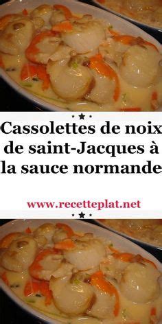 Cassolettes De Noix De Saint Jacques La Sauce Normande Artofit