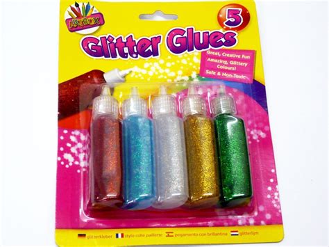 Glitter Glue Pack 5 Assorted Colours Activities To Share