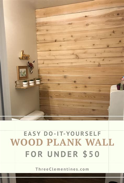 20+ Wood Plank Accent Wall