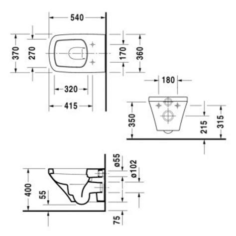 Duravit Durastyle Rimless Wall Hung Toilet Elite Bathware And Tiles