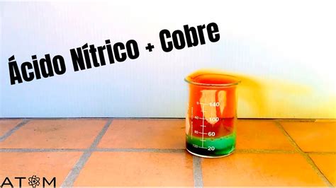 Reacción De ácido Nítrico Y Cobre Experimentos De Química Youtube