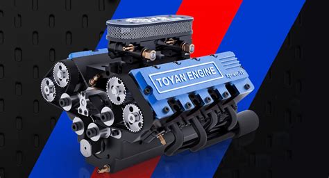 Toyan V8 Nitro Engine FS-V800 RC Engine Model Building Kits, 42% OFF