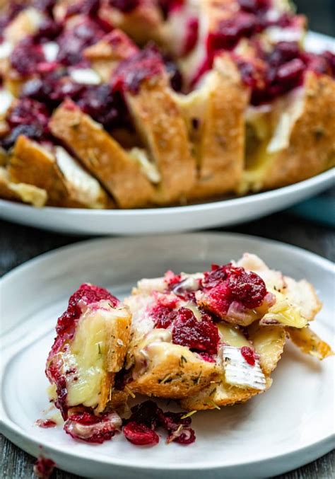 Cranberry Brie Pull Apart Bread Recipe