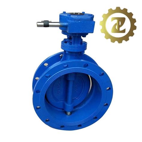 Worm Gear Nbr Seat U Type Double Flanged Butterfly Valve China