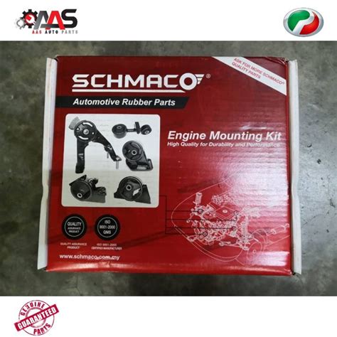 Schmaco Engine Mounting Set Perodua Kelisa Kenari Manual Spdm Kit