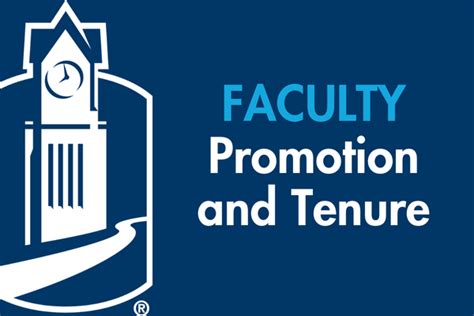 Graphic with the CSU Clock Tower icon and "Faculty Promotion and Tenure"