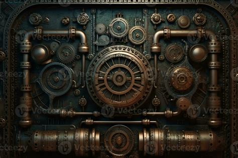 Dark Scifi Steampunk Texture Background Design 23586447 Stock Photo At