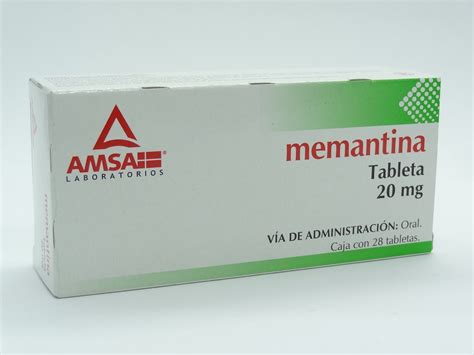 Memantina Mg C Tab Amsa Emerita Farmacias