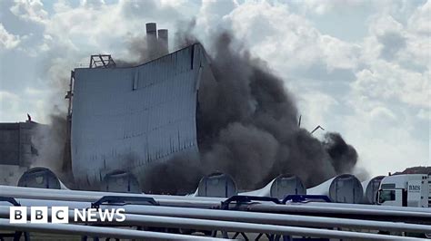 Controlled Explosion At Fawley Power Station Site Bbc News