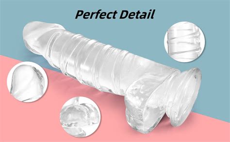 Aobrong Big Realistic Dildo Inch Soft Jelly G Spot Dildo With Suction Cup Adult Sex Toy