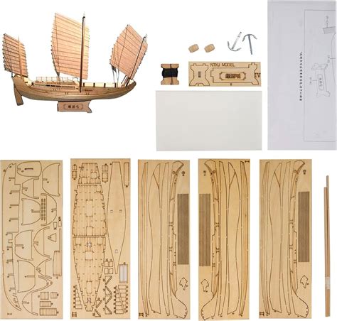 Laser Cut Wooden Ship Model Kit Ancient Chinese Liberia Ubuy