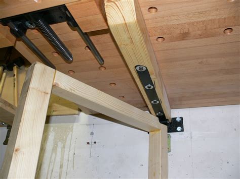 Tommys Wall Mounted Folding Workbench The Wood Whisperer