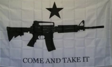 Come And Take It M4 Carbine Gun Flag 3ft X 5ft Polyester Banner Flying