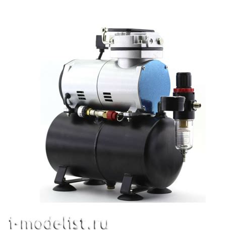 1208 JAS Специализированный компрессор для работы с аэрографом с ручной ...