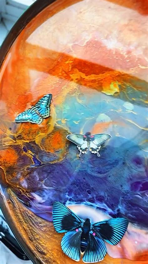 Epoxy Resin Butterfly Table An Immersive Guide By Faithfetish