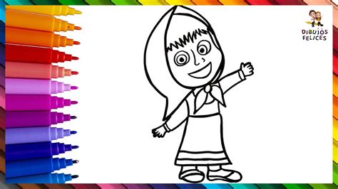 Actualizar M S De Dibujo Masha Para Colorear Muy Caliente Camera