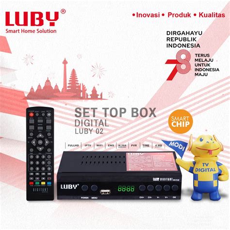 Jual Set Top Box Luby Dvb T Full Hd P Sni Stb Tv Digital