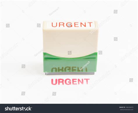 Stamp Urgent Red Ink Isolated On Stock Photo Shutterstock