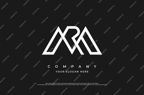 Premium Vector Stylish Initial Letter Rm Logo Or Mr Logo Design Vector