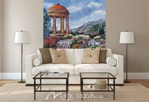 By The Waterfall Wallpaper Wall Mural By Magic Murals