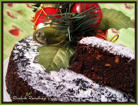 Ruchik Randhap Delicious Cooking Rich Plum Cake Christmas Cake