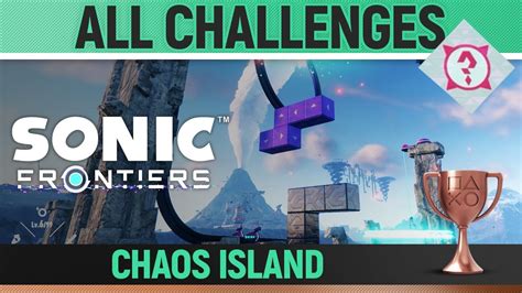 Sonic Frontiers Chaos Island All 24 Challenges Chaos Island