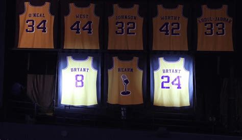 5 Years Ago Today Kobe Had Both Of His Jersey Numbers Retired 💜💛 R