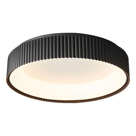 Luz Desing Plafon Led Sumo M Cm Negro Dimerizable Dise O Moderno