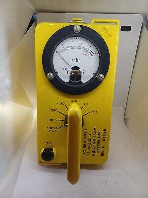 Radiation Detectors Geigers Survey Meter Cdv