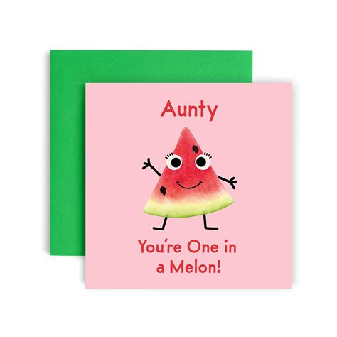 Mua Huxters Birthday Cards For Women You Re One In A Melon Aunty