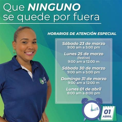 Horarios Cámara de Comercio de San Andrés Providencia y Santa Catalina