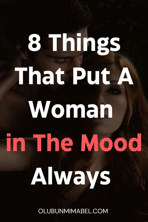 How To Get Your Wife In The Mood