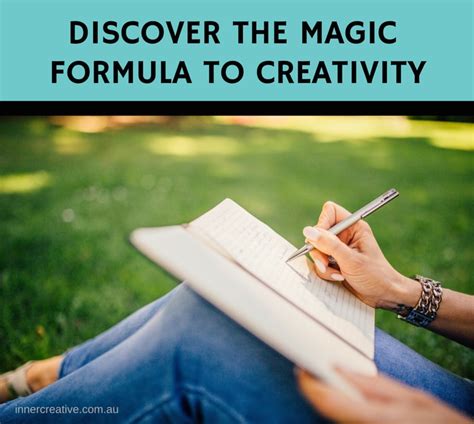 Discover the magic formula to creativity