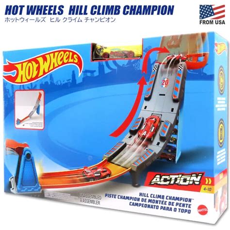 MATTEL HOT WHEELS Hill Climb Champion Set W Mattel Hot Wheels Car Racing Toy G 107 04 PicClick UK