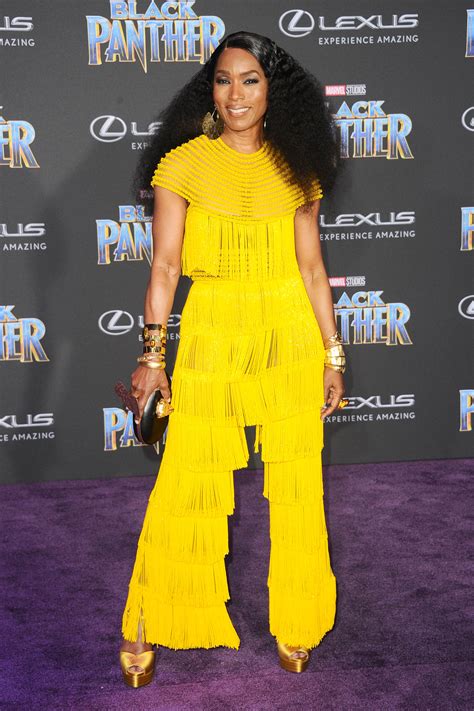 Angela Bassett Opts For Fringed Naeem Khan At The Black Panther Premiere Go Fug Yourself Go