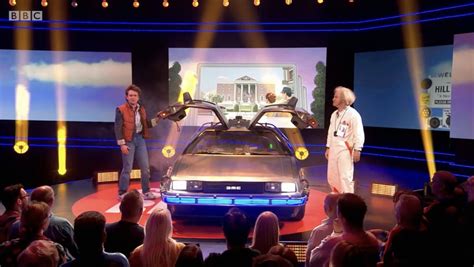 Bttf Delorean Time Machine Car On Sport Relief