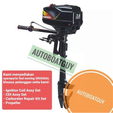 Jual Mesin Tempel Hangkai 3 6 3 6 HP 2 Tak Outboard Motor Shopee