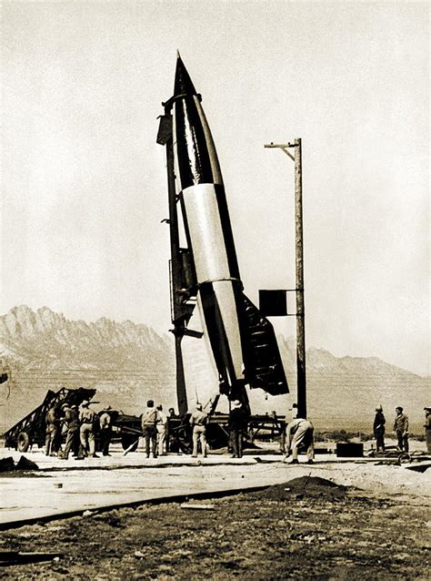 V 2 Rocket Prior To First Us Launch Photograph By Detlev Van Ravenswaay