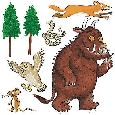 The Gruffalo Characters Group Self Adhesive Wall Sticker Set Decal ...