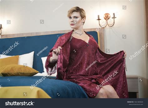 Stylish Pin Short Hair Blonde Woman Stock Photo Shutterstock