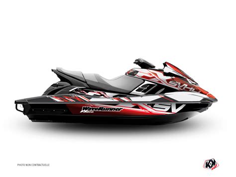 kit déco jet ski yamaha mission rouge Kutvek