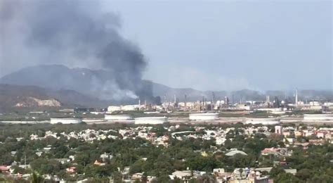 Reportan Incendio En Refiner A De Salina Cruz Oaxaca