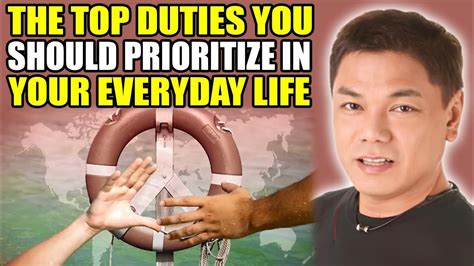 Ed Lapiz Preaching 2023 🆘 The Top Duties You Should Prioritize In Your