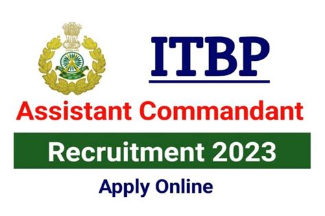 ITBP Assistant Commandant Recruitment 2023 Notification Released For AC