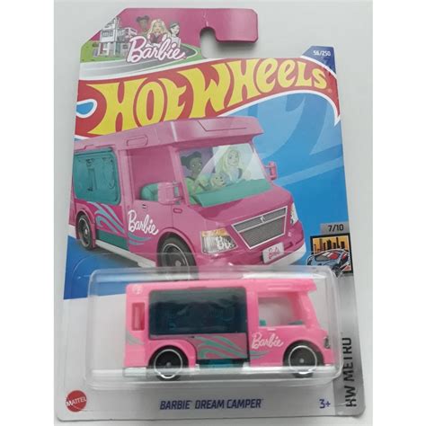 Barbie Dream Camper Rosa Hot Wheels Mattel Lote C Shopee Brasil